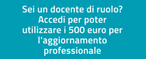 Cosa acquistare con la carta del docente: dove spendere
